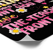 Poster Cher Étudiant Derrière Moi Retour À L'École Enseig (Coin)