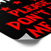 Poster Cher formateur S'il vous plaît ne me tuez pas aujo (Coin)