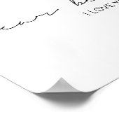 Poster Cher lit, je t'aime (Coin)