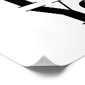 Poster Cher lit, Je T'Aime Blanc (Coin)