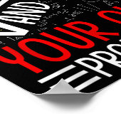 Poster Cher Math Augmente Et Résoudre Vos Propres Problèm (Coin)