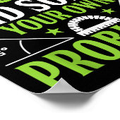 Poster Cher Math Augmente Et Résoudre Vos Propres Problèm (Coin)