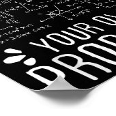 Poster Cher Math Augmente Et Résoudre Vos Propres Problèm (Coin)