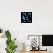 Poster Cher Math Augmente Et Résoudre Votre Propre Problè (Bureau à domicile)