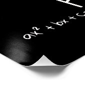 Poster Cher Math Grandis Et Résous Tes Propres Problèmes (Coin)