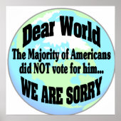 Poster cher monde (Devant)