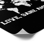 Poster Cher Monde, Désolé Nous Nous excusons Drôle (Coin)
