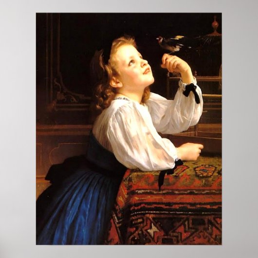 Poster Cher oiseau par Franz Dvorak (Devant)