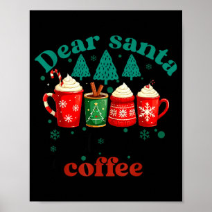 Poster Cher Père Noël, apportez simplement aux amateurs d