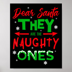 Poster Cher Père Noël, Ce Sont Les Maudits Noël