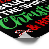 Poster Cher Père Noël Croyez Au Srit De Noël Et Au Chocol (Coin)