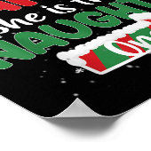 Poster Cher Père Noël, Elle Est La Mignonne Des Couples (Coin)