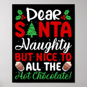Poster Cher Père Noël Méchant Mais Gentil Pour Tout Le Ch