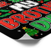 Poster Cher Père Noël Mon Frère L'A Fait Drôle Les Garçon (Coin)