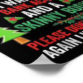 Poster Cher Père Noël Tout Ce Que Je Veux Est Un Compte B (Coin)