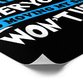 Poster Cher professeur, déménager mon siège n'aidera pas  (Coin)