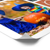 Poster Chercher chaque instant Terracotta 5 Photo Collage (Coin)