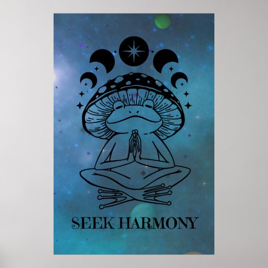 Poster Chercher Harmonie Yoga Frog (Devant)