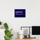 Poster Chercheur sur le comportement humain - Définition (Bureau à domicile)