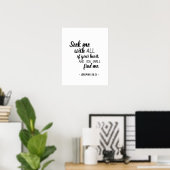 Poster Cherchez avec tout votre coeur et trouvez Jérémie  (Bureau à domicile)