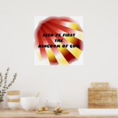 Poster Cherchez d'abord Le Royaume de Dieu (Cuisine)