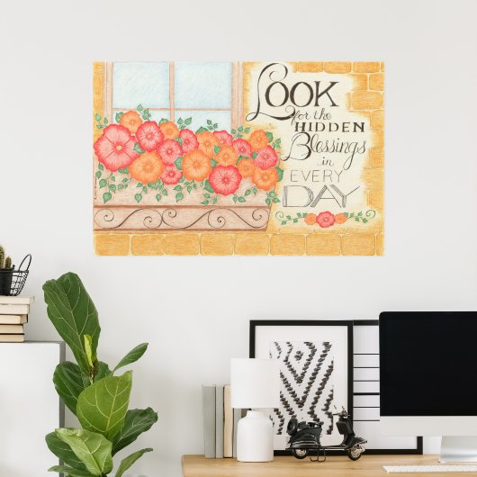 Poster Cherchez l'affiche des Bénédictions cachées (Bureau à domicile)