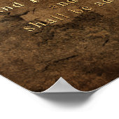 Poster Cherchez Ye First the Kingdom -Écriture : Matthieu (Coin)