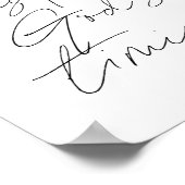 Poster Chère confiance dans le temps de Dieu (Coin)