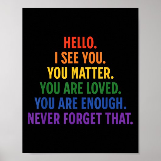 Poster Chère Personne Derrière Moi, Citation Stive Soit G (Devant)