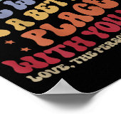 Poster Chère Personne Derrière Moi, Le Monde Est Un Meill (Coin)