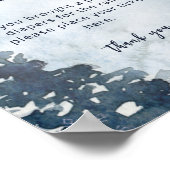 Poster Chéri de la forêt d'hiver il fait froid à l'extéri (Coin)