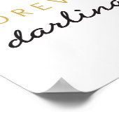 Poster Chéri éternel - imprimé d'art (Coin)