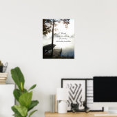 Poster Cherish Chaque Matin - Foggy Lake (Bureau à domicile)