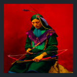 Poster Cherokee Native American Pop Art<br><div class="desc">Les Cherokee étaient une tribu amérindienne indigène du sud-ouest des États-Unis.</div>