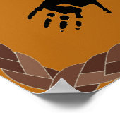 Poster Cherokee Quatre directions (Coin)