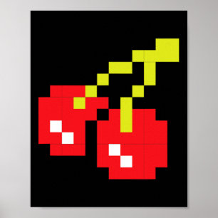 Poster Cherries 80s Jeu vidéo Halloween Costume Easy Gro