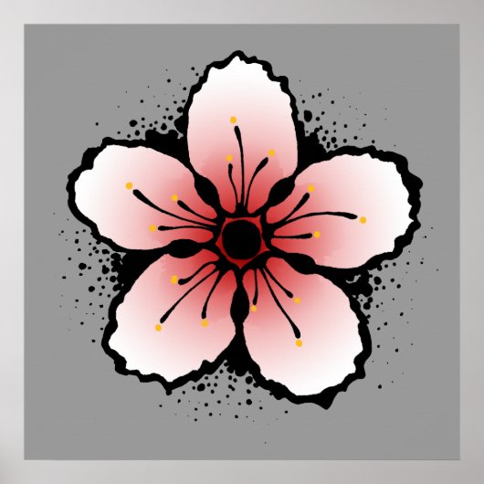 Poster Cherry Blossom (Devant)