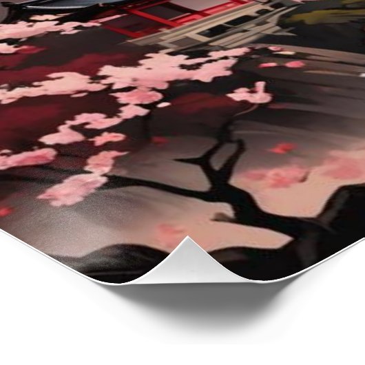 Poster cherry blossom (Coin)