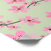 Poster Cherry Blossom 07 Pastel Green (Coin)