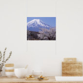 Poster Cherry Blossom et le mont Fuji (Cuisine)