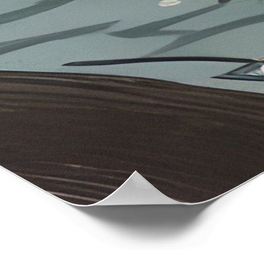 Poster Cherry blossom in the Sumida River (Coin)