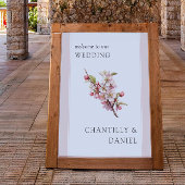 Poster Cherry Blossom Mariage imprimable Bienvenue