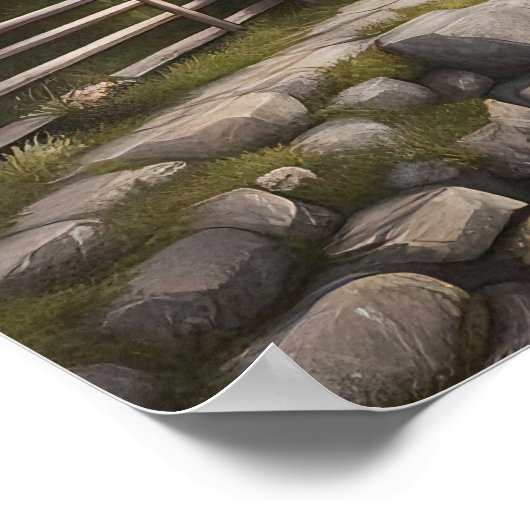 Poster Cherry Blossom non encadré (Coin)