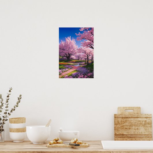 Poster Cherry Blossom Park (Cuisine)