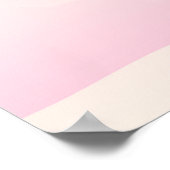 Poster Cherry Blossom Paysage japonais rose (Coin)