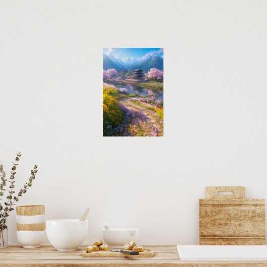 Poster Cherry Blossom Valley (Cuisine)