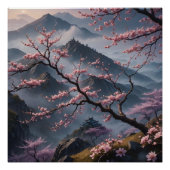 Poster cherry blossoms (Devant)