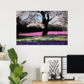 POSTER CHERRY BLOSSOMS (Bureau à domicile)