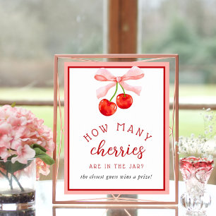 Poster Cherry Combien De Baby showers Jeu