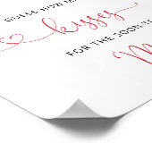 Poster Cherry Combien de baisers Fête des mariées (Coin)